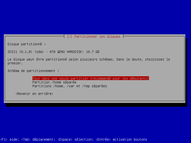 Choix d'un schéma de partitionnement